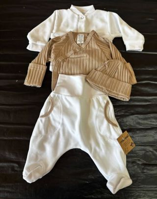 Přijďte si k nám pro krásné soupravičky do porodnice 🥰☺️ Velikosti 50-62 Ideální pro miminka na odchod z porodnice domu...